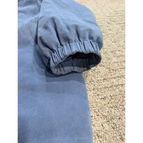 Bromley Sport women's blue insulated parka jacket with a faux fur snap-on hood L - Picture 7 of 10